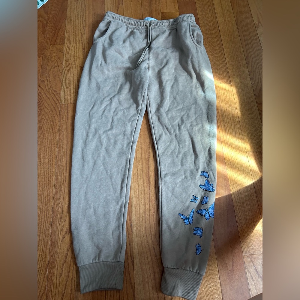 Brown Butterfly Sweatpants